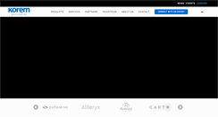 Desktop Screenshot of korem.com