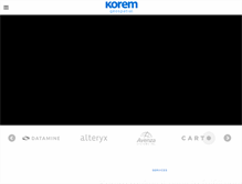 Tablet Screenshot of korem.com